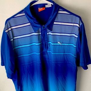 Blue Puma Golf Shirt for sale, size is XL.